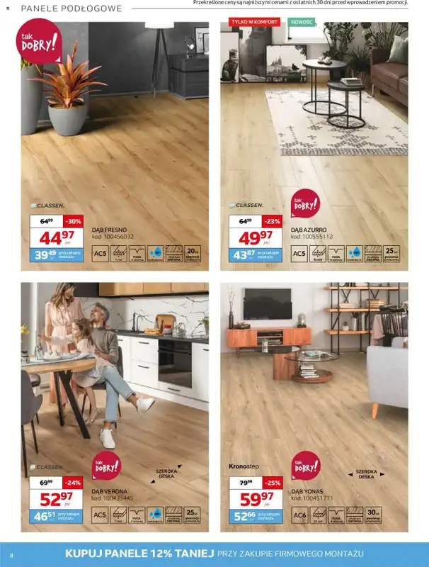 Komfort - gazetka promocyjna Gazetka od środy 11.06 do wtorku 15.07 - strona 8
