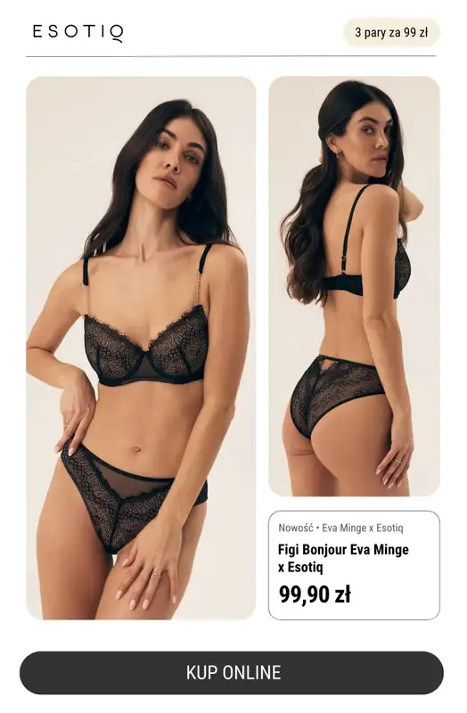 Esotiq - gazetka promocyjna Majtki 3 za 99 zł od środy 11.06 do poniedziałku 30.06 - strona 7