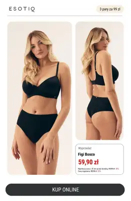 Esotiq - gazetka promocyjna Majtki 3 za 99 zł od środy 11.06 do poniedziałku 30.06 - strona 5 Esotiq - gazetka promocyjna Majtki 3 za 99 zł od środy 11.06 do poniedziałku 30.06 - strona 5