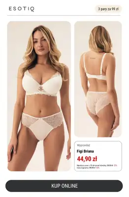 Esotiq - gazetka promocyjna Majtki 3 za 99 zł od środy 11.06 do poniedziałku 30.06 - strona 6 Esotiq - gazetka promocyjna Majtki 3 za 99 zł od środy 11.06 do poniedziałku 30.06 - strona 6