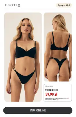 Esotiq - gazetka promocyjna Majtki 3 za 99 zł od środy 11.06 do poniedziałku 30.06 - strona 3 Esotiq - gazetka promocyjna Majtki 3 za 99 zł od środy 11.06 do poniedziałku 30.06 - strona 3