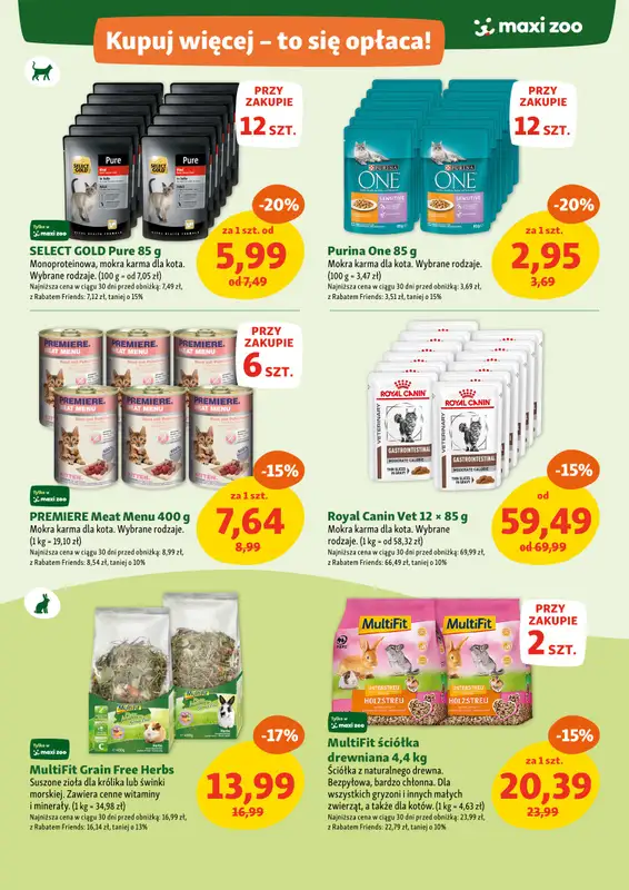 MAXI ZOO - gazetka promocyjna Maxi Zoo - Wszystko dla Twojego pupila od czwartku 12.06 do środy 09.07 - strona 6