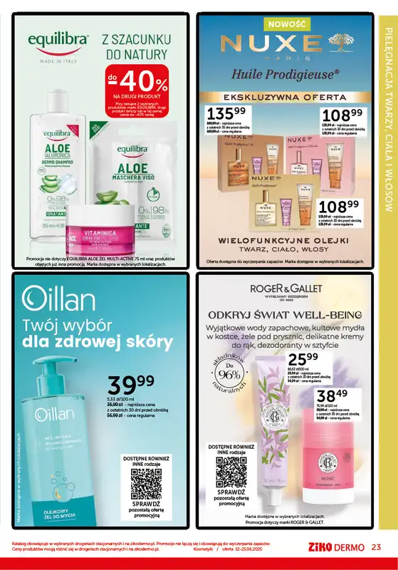 Ziko Dermo - gazetka promocyjna Gazetka od czwartku 12.06 do środy 25.06 - strona 23