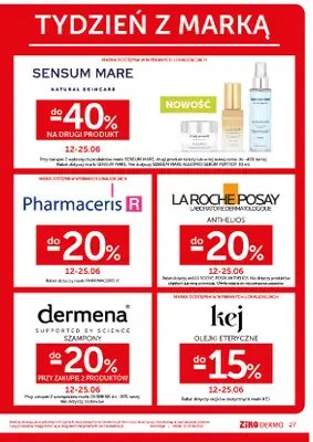 Ziko Dermo - gazetka promocyjna Gazetka od czwartku 12.06 do środy 25.06 - strona 27