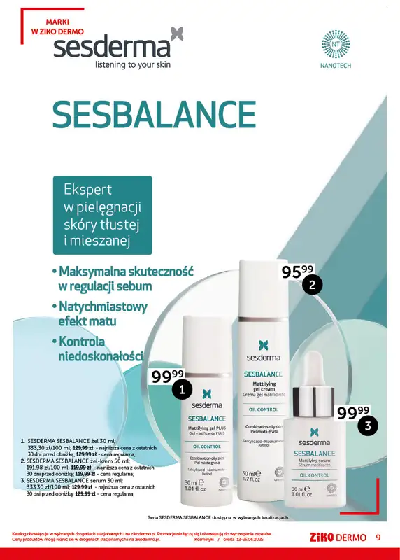 Ziko Dermo - gazetka promocyjna Gazetka od czwartku 12.06 do środy 25.06 - strona 9