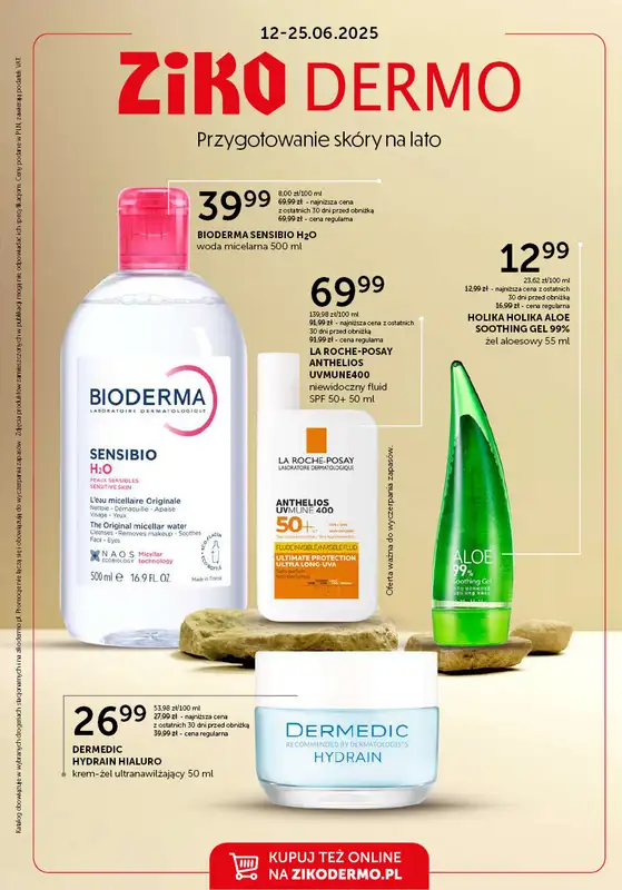 Ziko Dermo - gazetka promocyjna Gazetka od czwartku 12.06 do środy 25.06