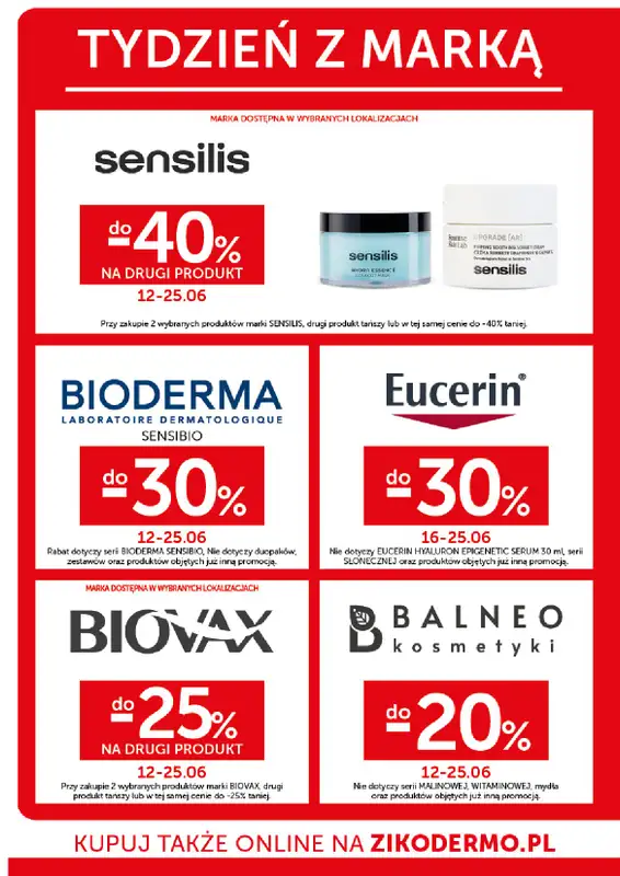 Ziko Dermo - gazetka promocyjna Gazetka od czwartku 12.06 do środy 25.06 - strona 26
