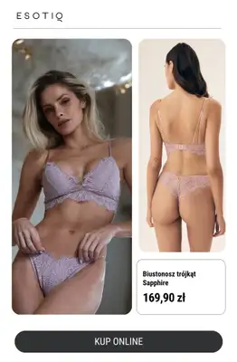 Esotiq - gazetka promocyjna Biustonosze 3 za 2 od czwartku 12.06 do poniedziałku 30.06 - strona 2 Esotiq - gazetka promocyjna Biustonosze 3 za 2 od czwartku 12.06 do poniedziałku 30.06 - strona 2