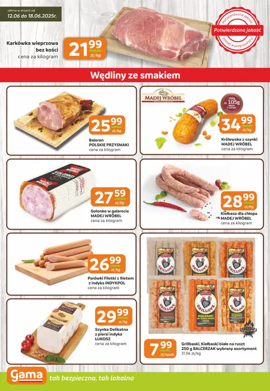 Gama - gazetka promocyjna Gazetka od czwartku 12.06 do wtorku 24.06 - strona 2