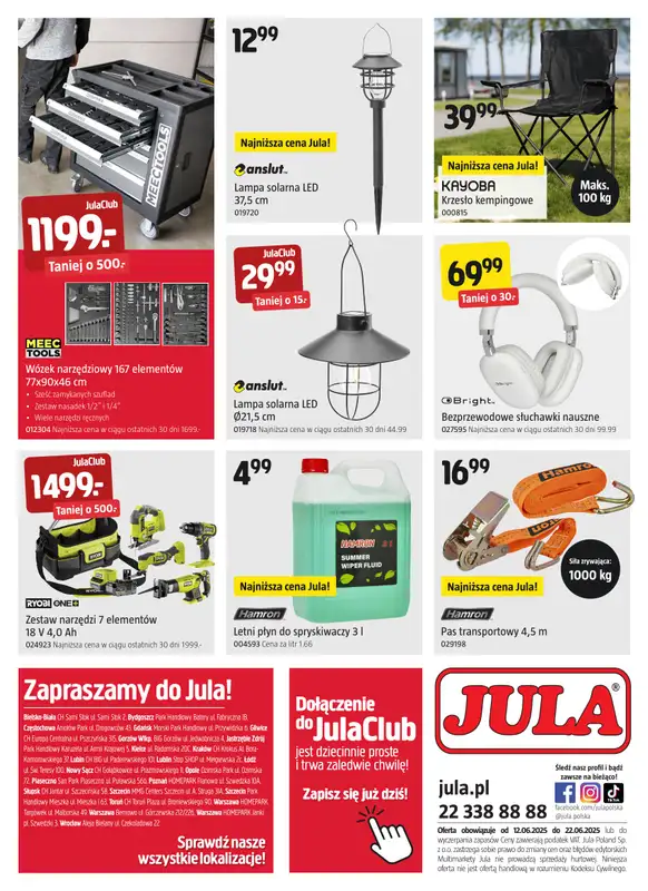 Jula - gazetka promocyjna Gazetka od czwartku 12.06 do niedzieli 22.06 - strona 8