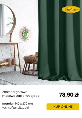 Eurofirany - gazetka promocyjna Zasłony zaciemniające - idealne na upały od czwartku 12.06  - strona 4 Eurofirany - gazetka promocyjna Zasłony zaciemniające - idealne na upały od czwartku 12.06  - strona 4