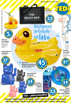 Tedi - gazetka promocyjna Gazetka od piątku 13.06 do soboty 21.06
