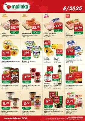 MALINKA - gazetka promocyjna Gazetka od czwartku 12.06 do środy 25.06 MALINKA - gazetka promocyjna Gazetka od czwartku 12.06 do środy 25.06