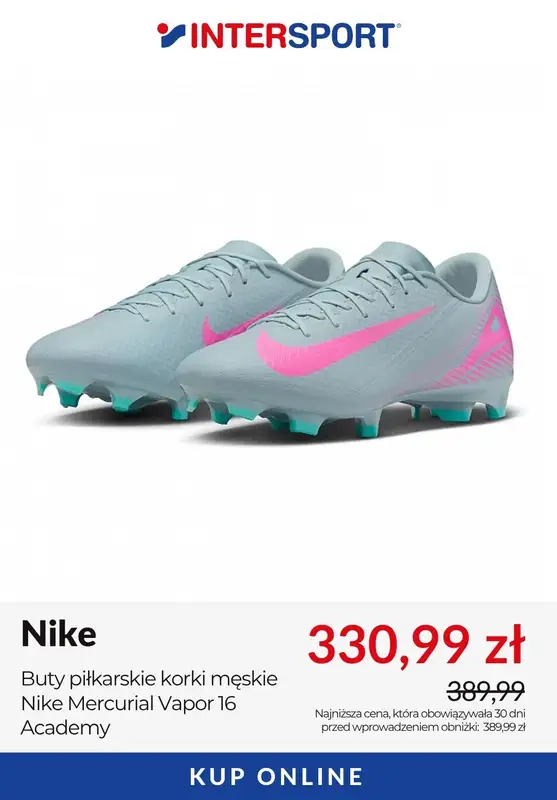 Intersport - gazetka promocyjna Do -30% na piłkę nożną od czwartku 12.06 do poniedziałku 23.06 - strona 9