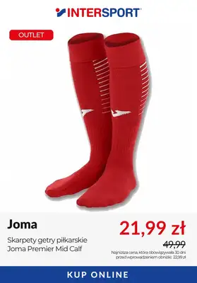 Intersport - gazetka promocyjna Do -30% na piłkę nożną od czwartku 12.06 do poniedziałku 23.06 - strona 7 Intersport - gazetka promocyjna Do -30% na piłkę nożną od czwartku 12.06 do poniedziałku 23.06 - strona 7