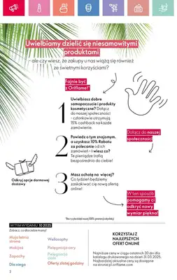 Oriflame - gazetka promocyjna Katalog 10/2025 od niedzieli 06.07 do soboty 26.07 - strona 2 Oriflame - gazetka promocyjna Katalog 10/2025 od niedzieli 06.07 do soboty 26.07 - strona 2