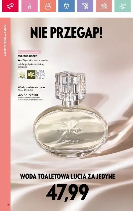 Oriflame - gazetka promocyjna Katalog 10/2025 od niedzieli 06.07 do soboty 26.07 - strona 76