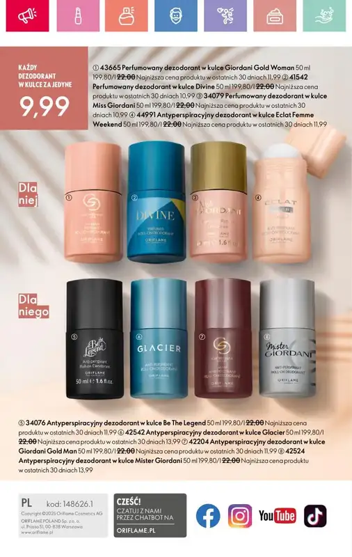 Oriflame - gazetka promocyjna Katalog 10/2025 od niedzieli 06.07 do soboty 26.07 - strona 164
