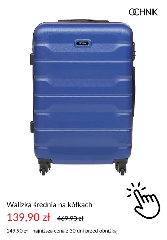 Ochnik - gazetka promocyjna Dodatkowe -20% na walizki od piątku 13.06  - strona 2