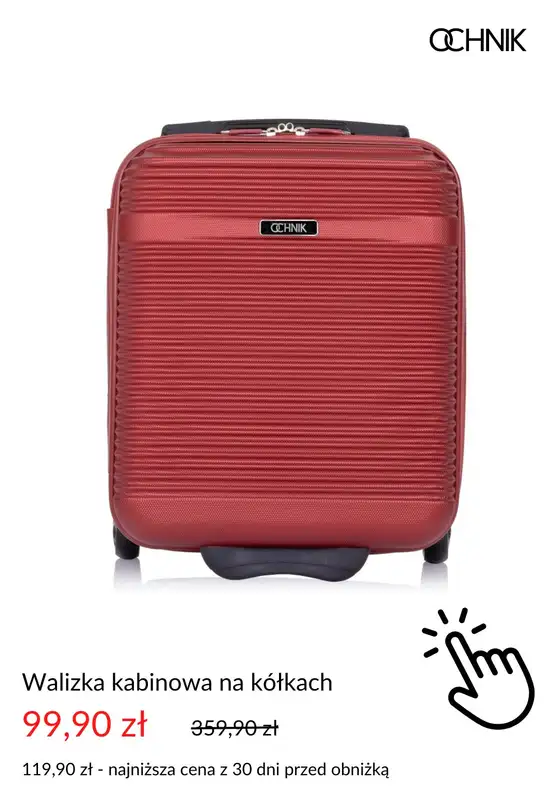 Ochnik - gazetka promocyjna Dodatkowe -20% na walizki od piątku 13.06  - strona 7
