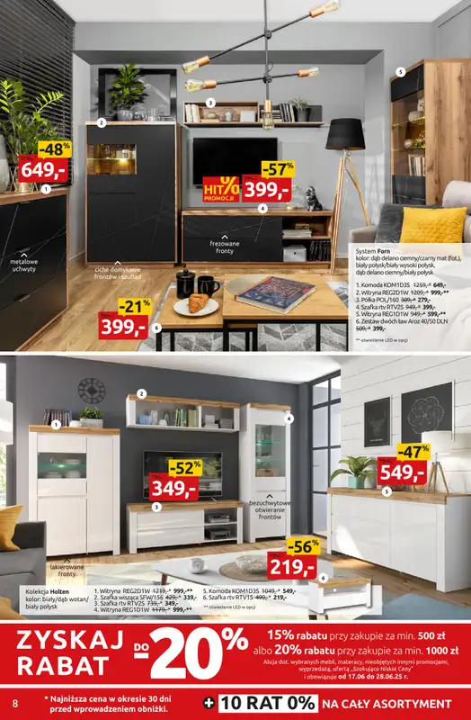 Black Red White - gazetka promocyjna Gorrrące Wyprzedaże do -60% od poniedziałku 16.06 do niedzieli 29.06 - strona 8