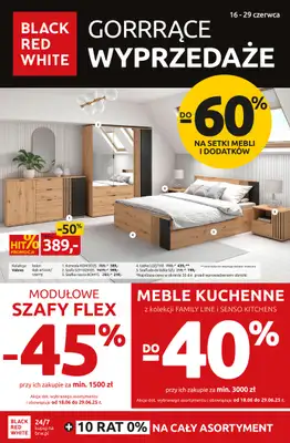 Black Red White - gazetka promocyjna Gorrrące Wyprzedaże do -60% od poniedziałku 16.06 do niedzieli 29.06 Black Red White - gazetka promocyjna Gorrrące Wyprzedaże do -60% od poniedziałku 16.06 do niedzieli 29.06