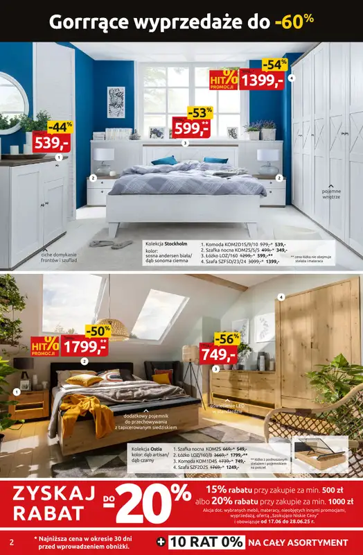 Black Red White - gazetka promocyjna Gorrrące Wyprzedaże do -60% od poniedziałku 16.06 do niedzieli 29.06 - strona 2