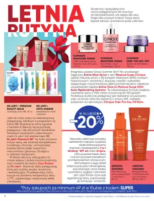 Super-Pharm - gazetka promocyjna Gazetka od środy 18.06 do niedzieli 13.07 - strona 4 Super-Pharm - gazetka promocyjna Gazetka od środy 18.06 do niedzieli 13.07 - strona 4