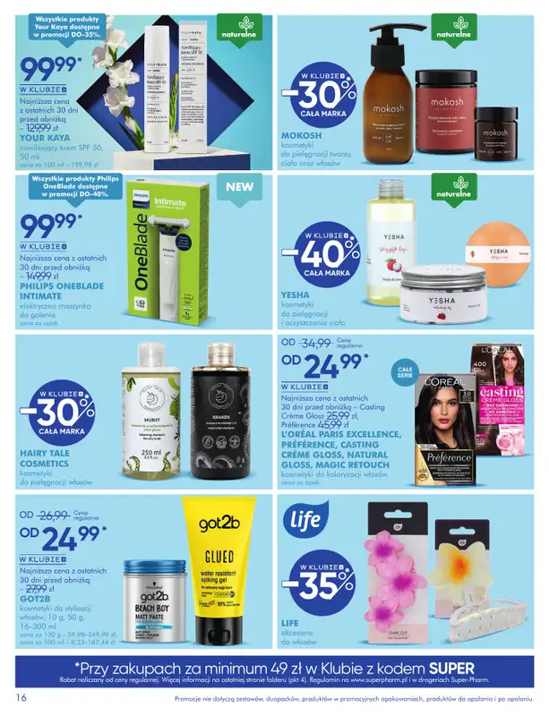 Super-Pharm - gazetka promocyjna Gazetka od środy 18.06 do niedzieli 13.07 - strona 16