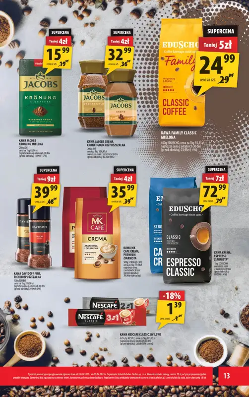 Arhelan - gazetka promocyjna Gazetka od poniedziałku 16.06 do niedzieli 29.06 - strona 13