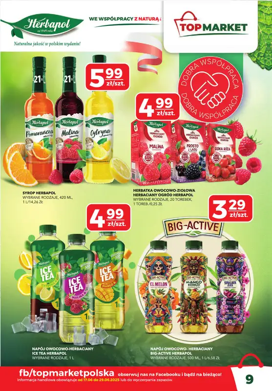 Top Market - gazetka promocyjna Gazetka od wtorku 17.06 do niedzieli 29.06 - strona 9