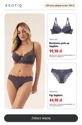 Esotiq - gazetka promocyjna -50% przy zakupach za min. 399 zł od środy 18.06 do poniedziałku 30.06 - strona 2 Esotiq - gazetka promocyjna -50% przy zakupach za min. 399 zł od środy 18.06 do poniedziałku 30.06 - strona 2