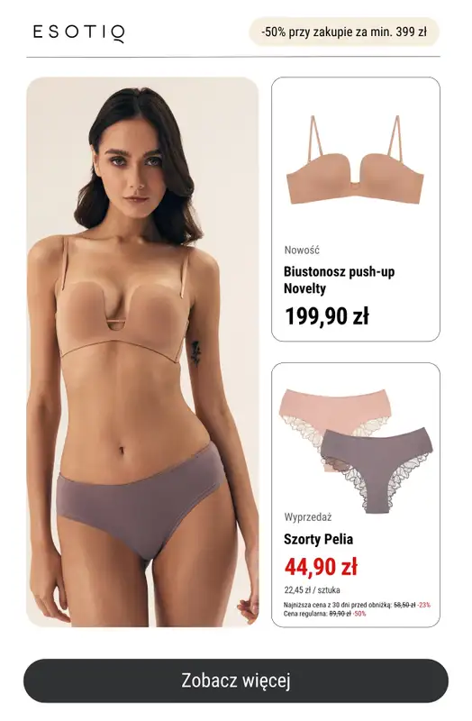 Esotiq - gazetka promocyjna -50% przy zakupach za min. 399 zł od środy 18.06 do poniedziałku 30.06 - strona 5