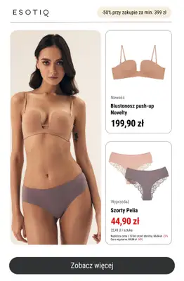 Esotiq - gazetka promocyjna -50% przy zakupach za min. 399 zł od środy 18.06 do poniedziałku 30.06 - strona 5 Esotiq - gazetka promocyjna -50% przy zakupach za min. 399 zł od środy 18.06 do poniedziałku 30.06 - strona 5