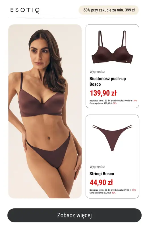 Esotiq - gazetka promocyjna -50% przy zakupach za min. 399 zł od środy 18.06 do poniedziałku 30.06 - strona 4