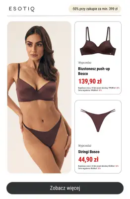 Esotiq - gazetka promocyjna -50% przy zakupach za min. 399 zł od środy 18.06 do poniedziałku 30.06 - strona 4 Esotiq - gazetka promocyjna -50% przy zakupach za min. 399 zł od środy 18.06 do poniedziałku 30.06 - strona 4