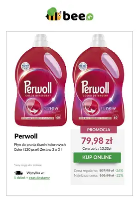 Bee.pl - gazetka promocyjna Do -22% płyny do prania Perwoll od poniedziałku 16.06  - strona 7 Bee.pl - gazetka promocyjna Do -22% płyny do prania Perwoll od poniedziałku 16.06  - strona 7