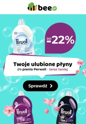 Bee.pl - gazetka promocyjna Do -22% płyny do prania Perwoll od poniedziałku 16.06  Bee.pl - gazetka promocyjna Do -22% płyny do prania Perwoll od poniedziałku 16.06