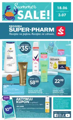 Super-Pharm - gazetka promocyjna Gazetka Summer Sale od środy 18.06 do czwartku 03.07 Super-Pharm - gazetka promocyjna Gazetka Summer Sale od środy 18.06 do czwartku 03.07
