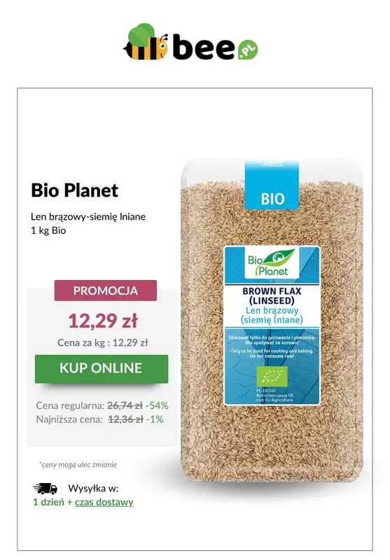 Bee.pl - gazetka promocyjna Zdrowe produkty w HITOWYCH cenach! od wtorku 17.06 do wtorku 24.06 - strona 3