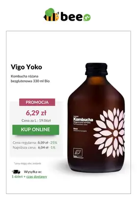 Bee.pl - gazetka promocyjna Zdrowe produkty w HITOWYCH cenach! od wtorku 17.06 do wtorku 24.06 - strona 6 Bee.pl - gazetka promocyjna Zdrowe produkty w HITOWYCH cenach! od wtorku 17.06 do wtorku 24.06 - strona 6
