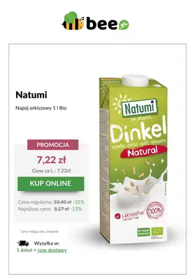 Bee.pl - gazetka promocyjna Zdrowe produkty w HITOWYCH cenach! od wtorku 17.06 do wtorku 24.06 - strona 8 Bee.pl - gazetka promocyjna Zdrowe produkty w HITOWYCH cenach! od wtorku 17.06 do wtorku 24.06 - strona 8