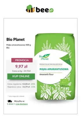 Bee.pl - gazetka promocyjna Zdrowe produkty w HITOWYCH cenach! od wtorku 17.06 do wtorku 24.06 - strona 9 Bee.pl - gazetka promocyjna Zdrowe produkty w HITOWYCH cenach! od wtorku 17.06 do wtorku 24.06 - strona 9