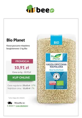 Bee.pl - gazetka promocyjna Zdrowe produkty w HITOWYCH cenach! od wtorku 17.06 do wtorku 24.06 - strona 4 Bee.pl - gazetka promocyjna Zdrowe produkty w HITOWYCH cenach! od wtorku 17.06 do wtorku 24.06 - strona 4