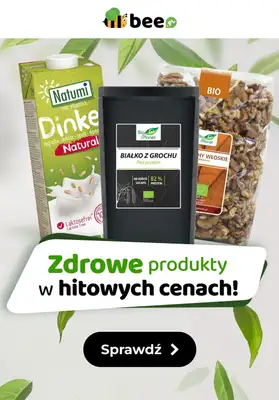 Bee.pl - gazetka promocyjna Zdrowe produkty w HITOWYCH cenach! od wtorku 17.06 do wtorku 24.06 Bee.pl - gazetka promocyjna Zdrowe produkty w HITOWYCH cenach! od wtorku 17.06 do wtorku 24.06