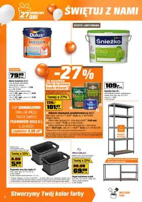 OBI - gazetka promocyjna Gazetka od środy 18.06 do wtorku 08.07 - strona 12