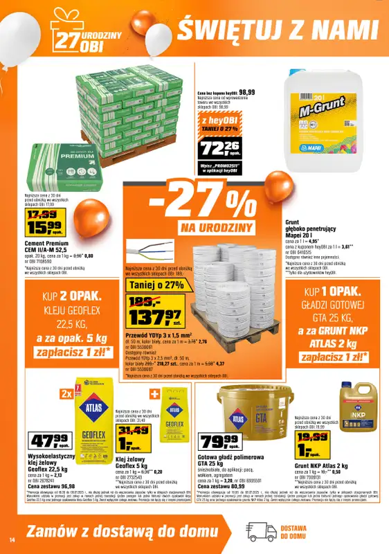 OBI - gazetka promocyjna Gazetka od środy 18.06 do wtorku 08.07 - strona 14