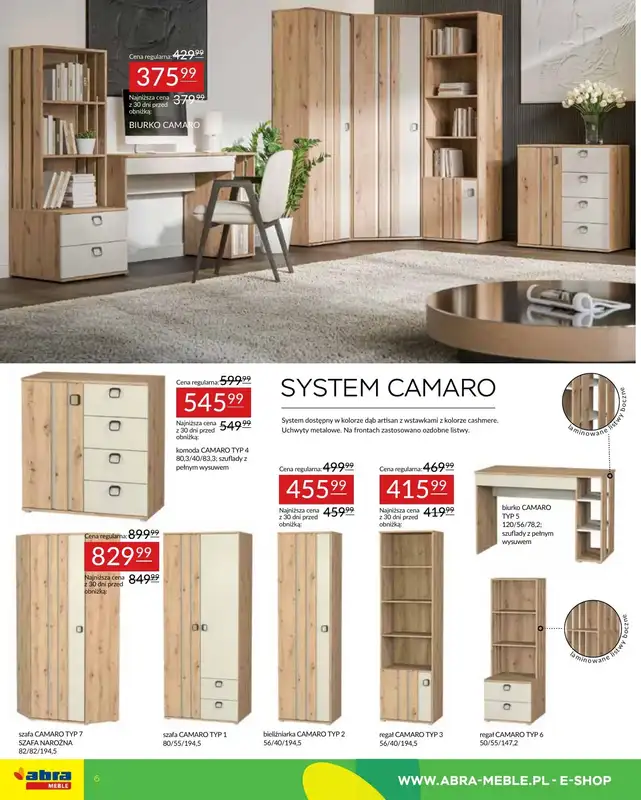 Abra Meble - gazetka promocyjna Gazetka od środy 18.06 do poniedziałku 07.07 - strona 6