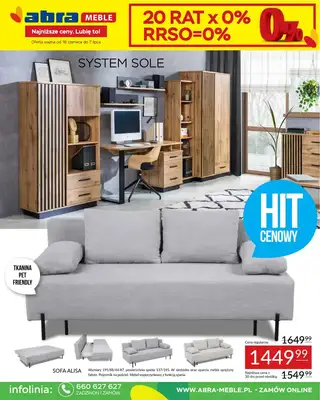 Abra Meble - gazetka promocyjna Gazetka od środy 18.06 do poniedziałku 07.07 Abra Meble - gazetka promocyjna Gazetka od środy 18.06 do poniedziałku 07.07