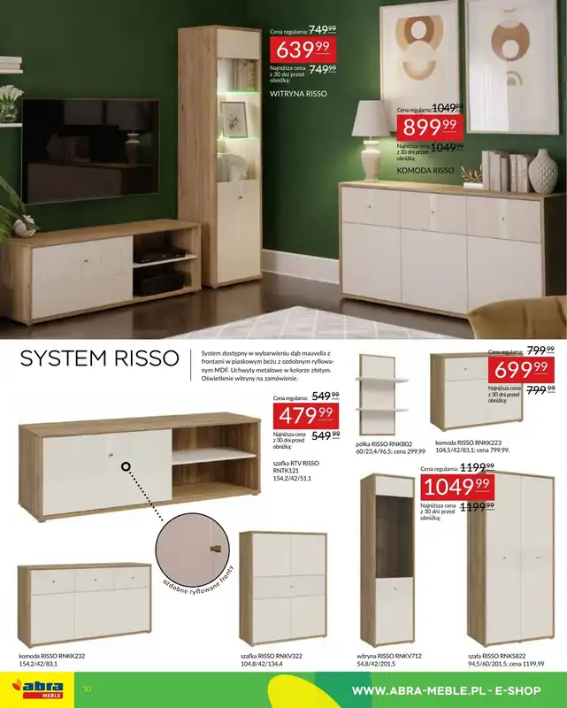 Abra Meble - gazetka promocyjna Gazetka od środy 18.06 do poniedziałku 07.07 - strona 10